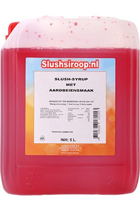 Erdbeer-Slush-Sirup – 5-Liter-Tank – Vorselaars – Mailand