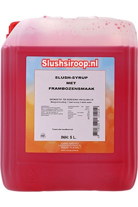 Slush-Sirup mit Himbeergeschmack – 5-Liter-Tank – Vorselaars – MilaNNE