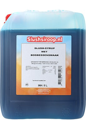 Slush-Sirup BLAUBEER-Geschmack – 5-Liter-Tank – Vorselaars – MilaNNE